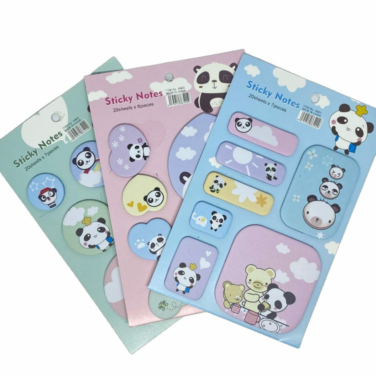 6975254865429 Set de Post-it Panda Diseños (Elige Color) - Imagen 1
