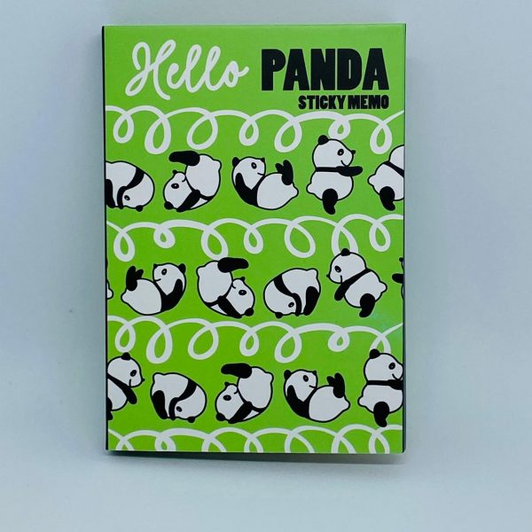 Post-it Panda Sticky Memo con Stickers