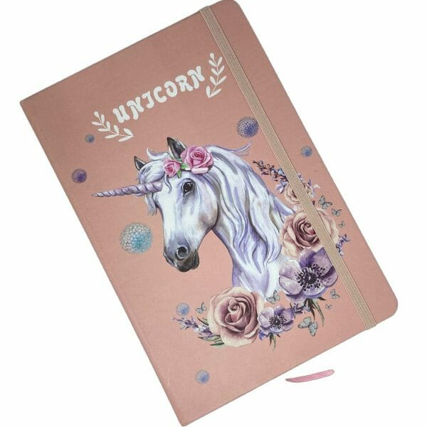 Libreta 80 Hojas Línea Horizontal Unicornio