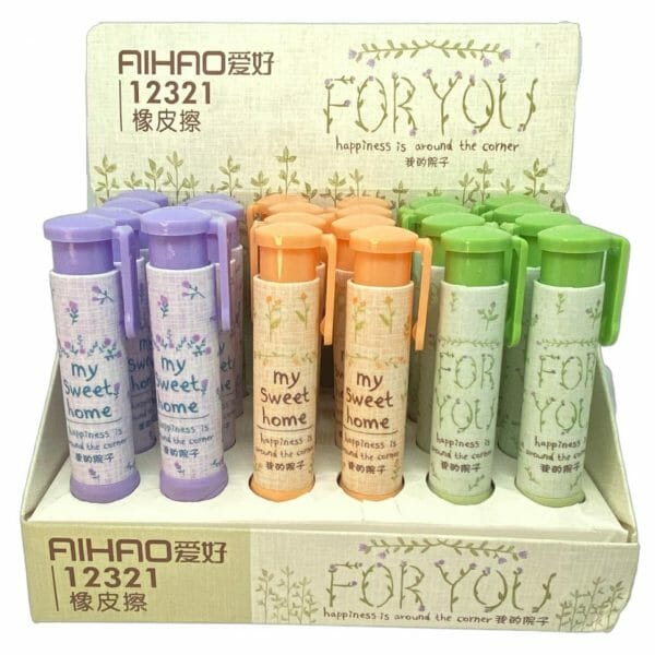 Goma de Borrar Tipo Lápiz Retráctil For You (Elige Color)