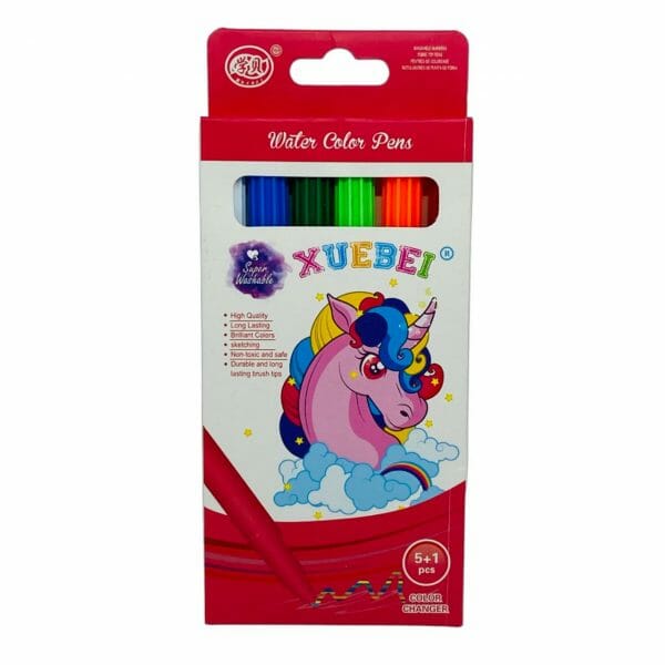 Set de 6 Marcadores Lavables Mágicos