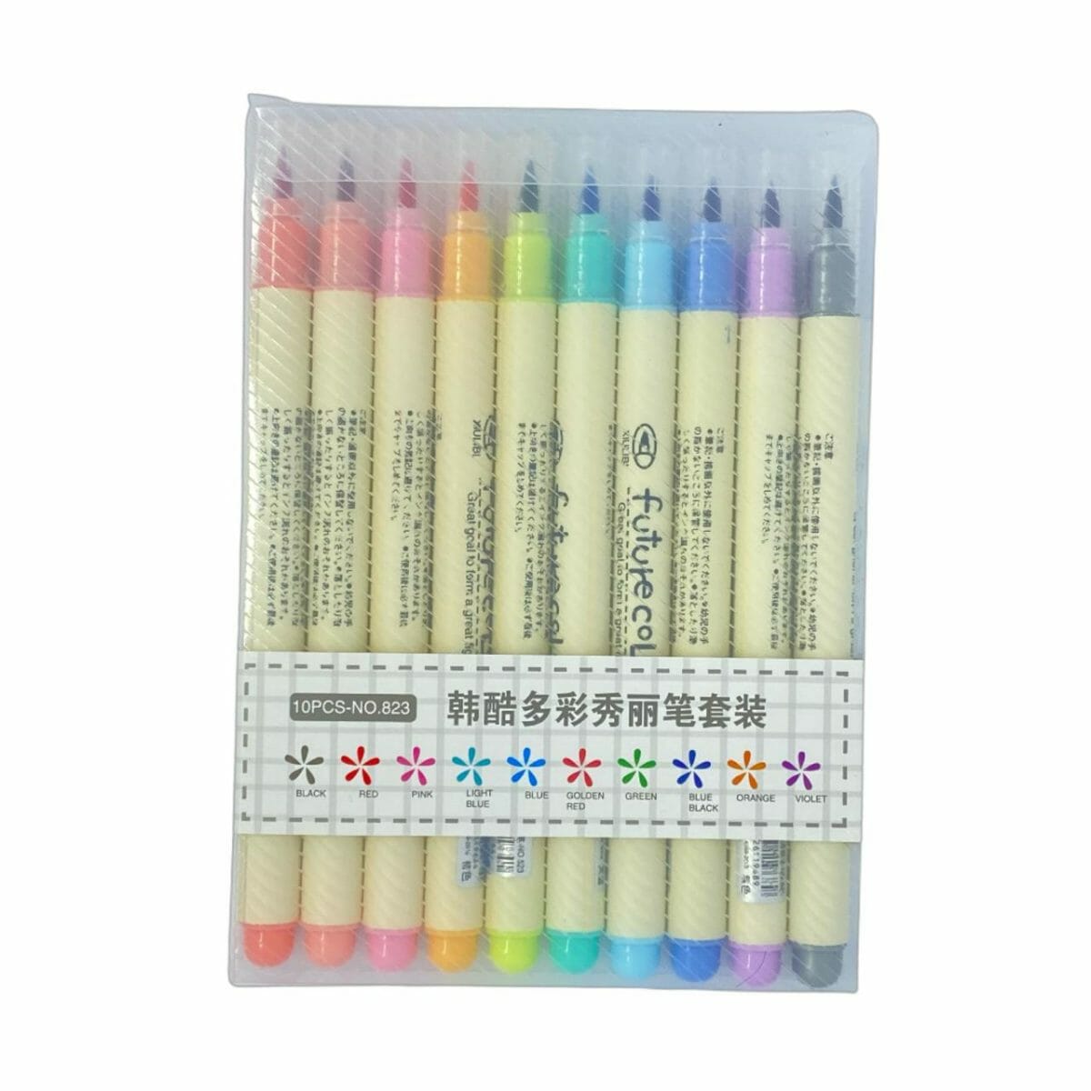 Set de 10 Lápices Punta Pincel Future Color - Imagen 1