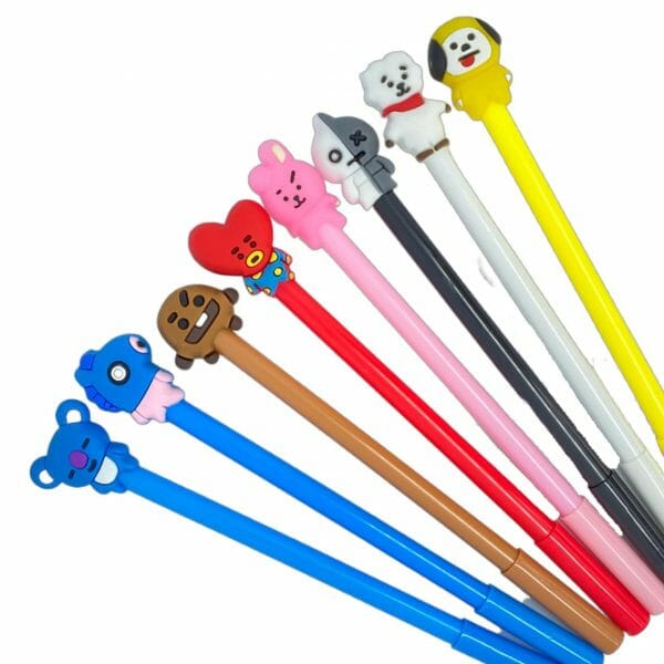 Lápiz Tinta Gel Negro BT21 (Elige Modelo)