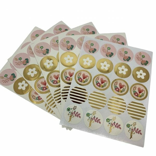 Set de 100 Stickers Romantic