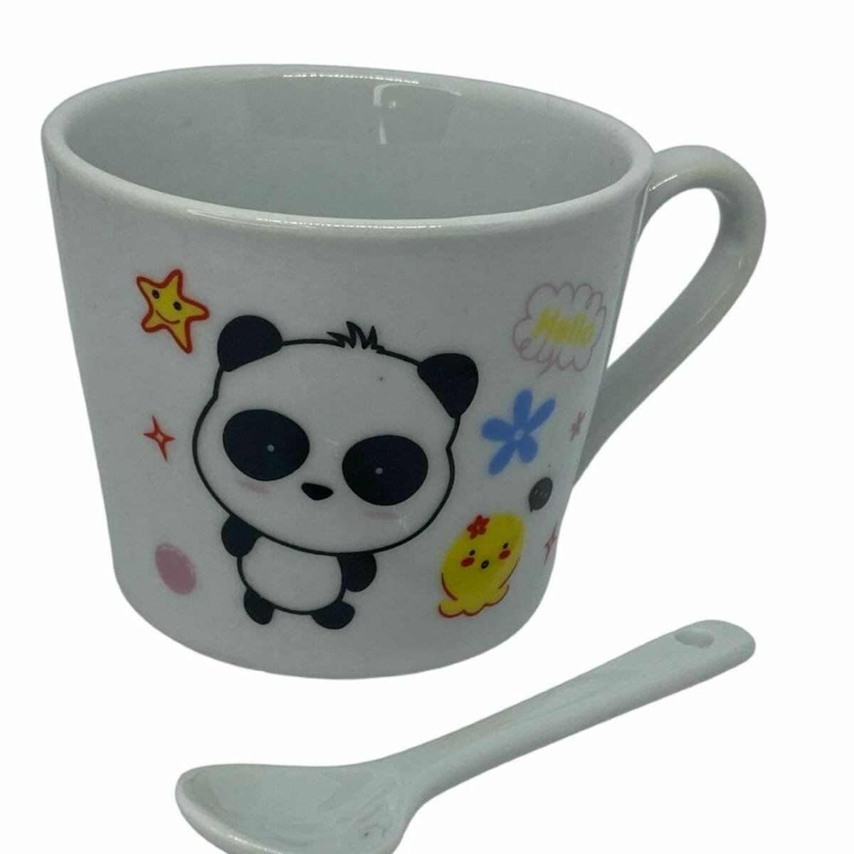 Taza de Cerámica 150ml con Cuchara Panda - Imagen 2