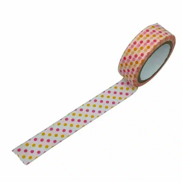 Cinta Washi Tape Diseño Puntitos