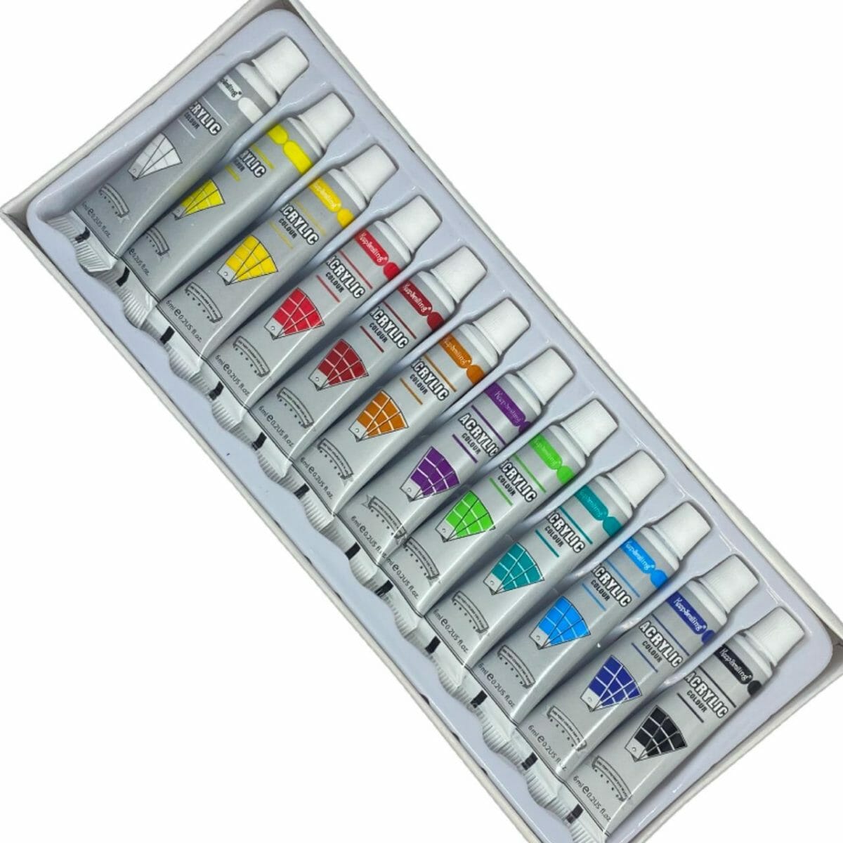 5690161607375_2 Set de 12 Pinturas 6ml Acrílicas KeepSmiling - Imagen 2
