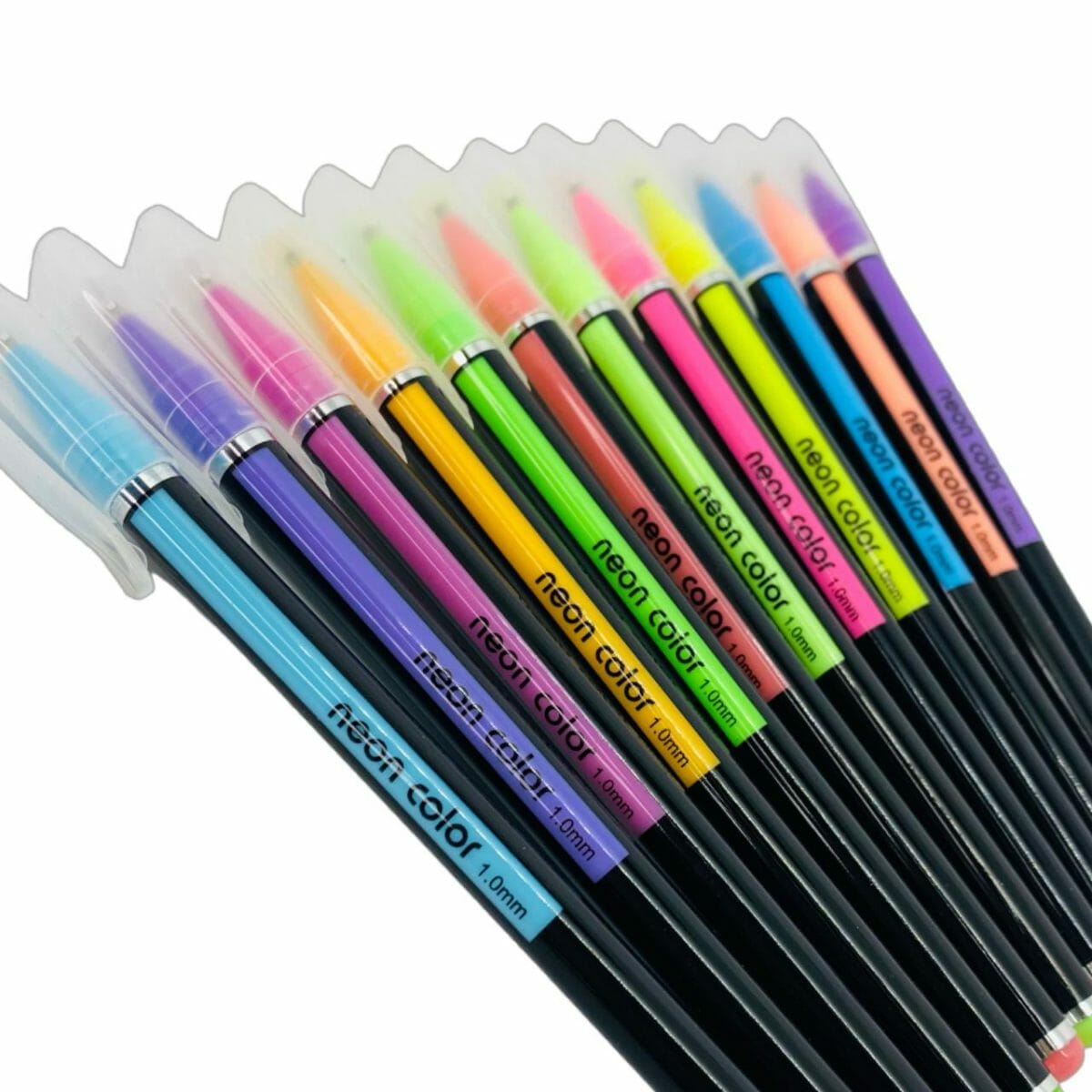 Set de 12 Lápices Tinta Gel 1.0mm Tonos Pasteles - Imagen 2