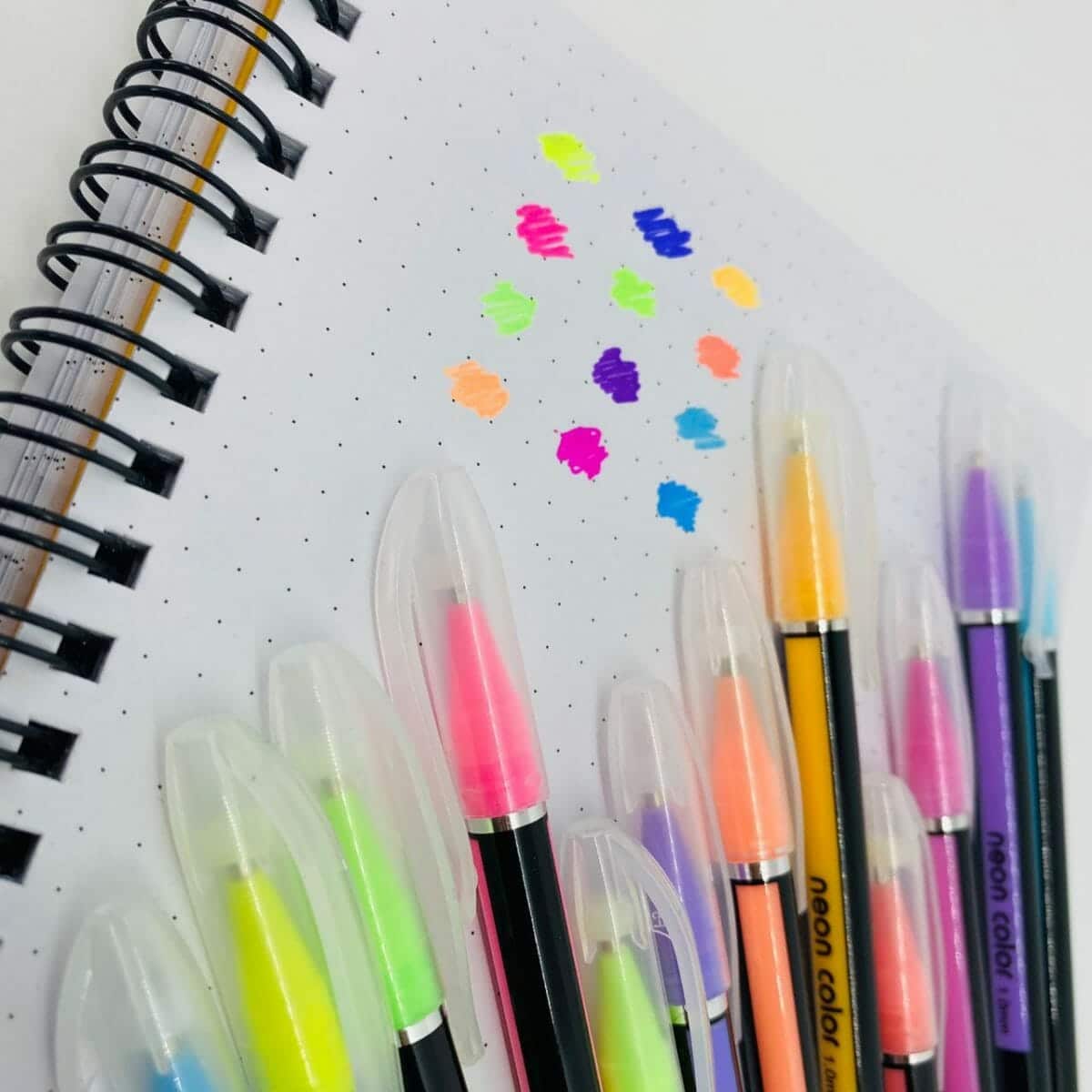 Set de 12 Lápices Tinta Gel 1.0mm Tonos Pasteles - Imagen 3