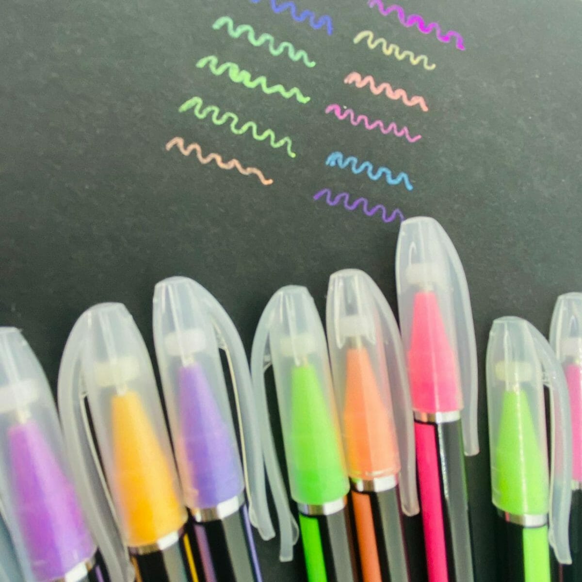 Set de 12 Lápices Tinta Gel 1.0mm Tonos Pasteles - Imagen 4