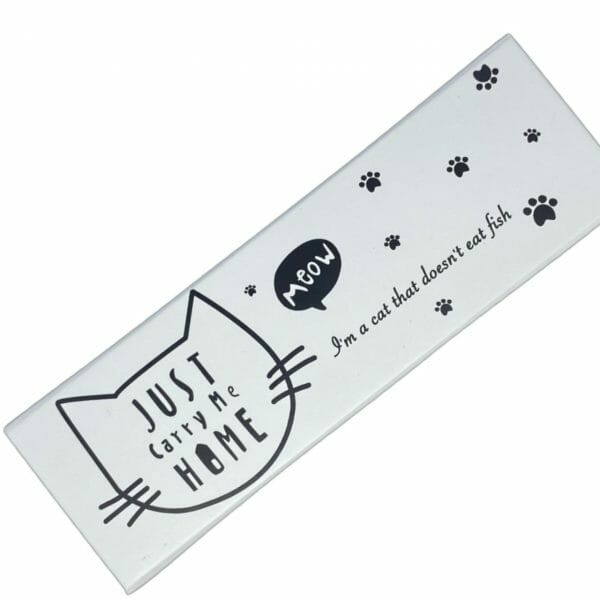 Estuche Estilo Cajita Gatito Just Carry Me Home