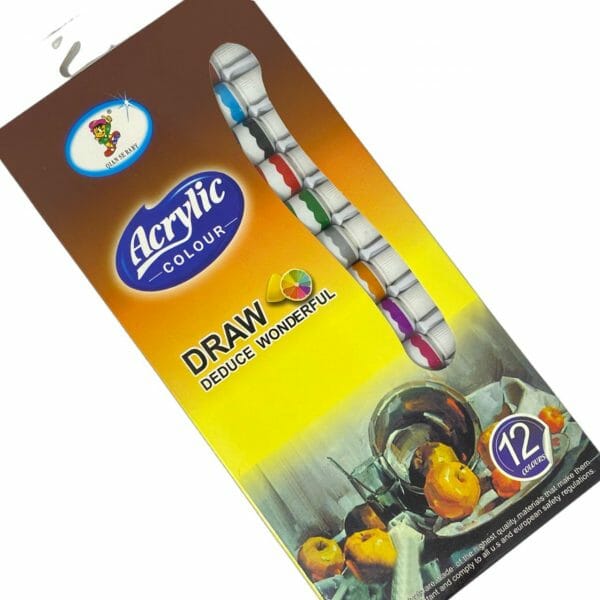 Set de 12 Pinturas 12ml Acrílicas Qian Se Baby