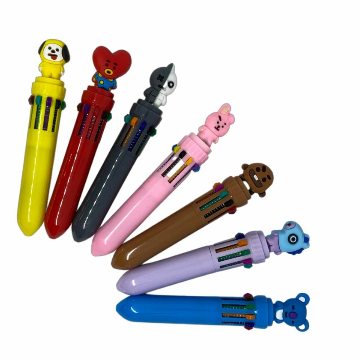 LAP004 Lápiz Pasta Multicolor Personajes BT21 (Elige Modelo) - Imagen 1