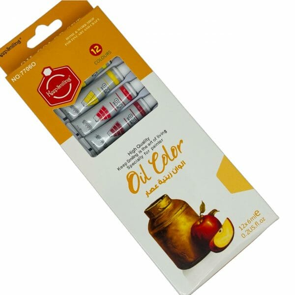 Set de 12 Pinturas 6ml Óleo KeepSmiling