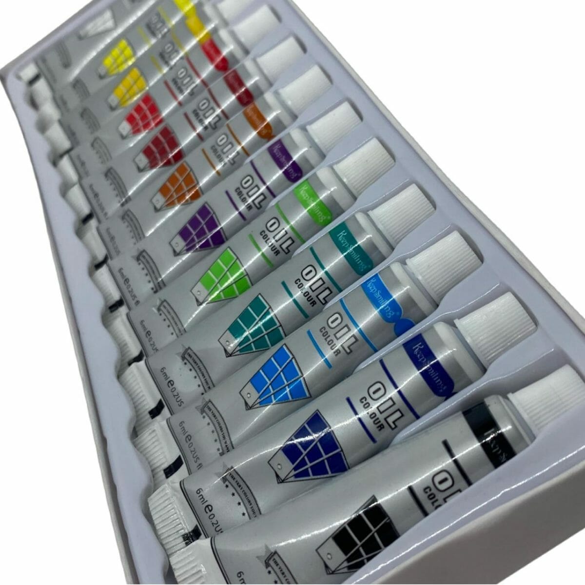 Set de 12 Pinturas 6ml Óleo KeepSmiling - Imagen 3