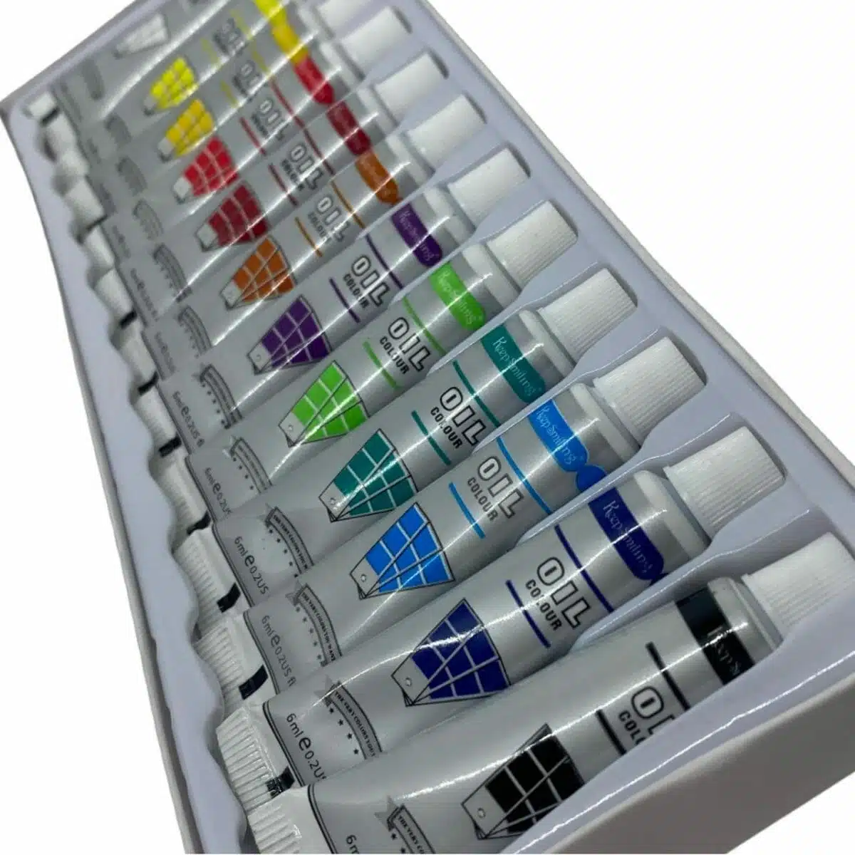 Set de 12 Pinturas 6ml Óleo KeepSmiling - Imagen 3
