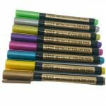 Set de 8 Marcadores a Base de Agua Tonos Metálicos - Imagen 2