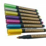 Set de 8 Marcadores a Base de Agua Tonos Metálicos - Imagen 3