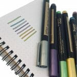 Set de 8 Marcadores a Base de Agua Tonos Metálicos - Imagen 4