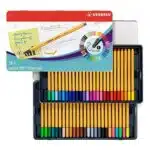 Set de 50 Tiralíneas Stabilo Point 88 Caja Metálica - Imagen 2
