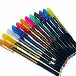 Set de 12 Lápices Tinta Gel 1.0mm Tonos Glitter - Imagen 2