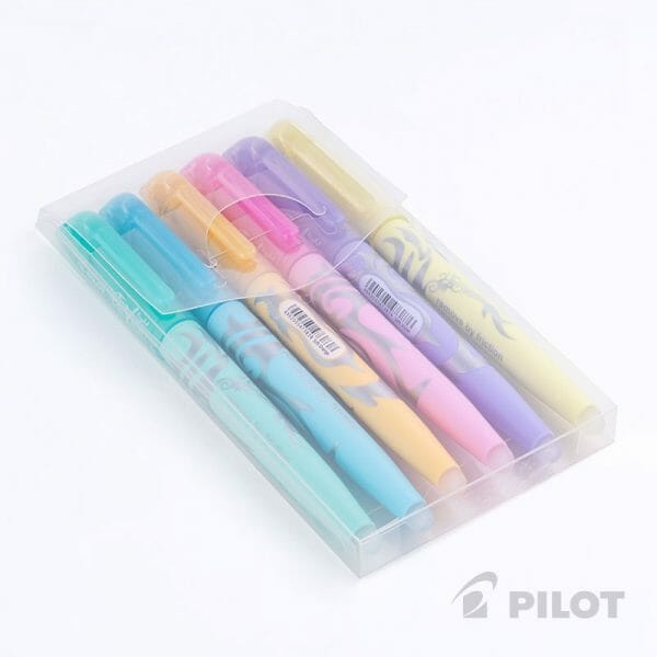 Set de 6 Destacadores Borrables Frixion Light Pastel Pilot