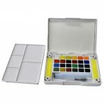 Set de Acuarelas 24 Colores + Water brush Sakura Koi - Imagen 2