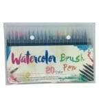 Set de 20 Lápices Punta Pincel Watercolor + 1 Pincel de Agua