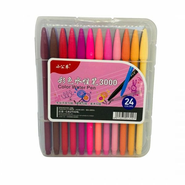 Set de 24 Lápices Tiralíneas 0.4mm Punta Fina y Flexible