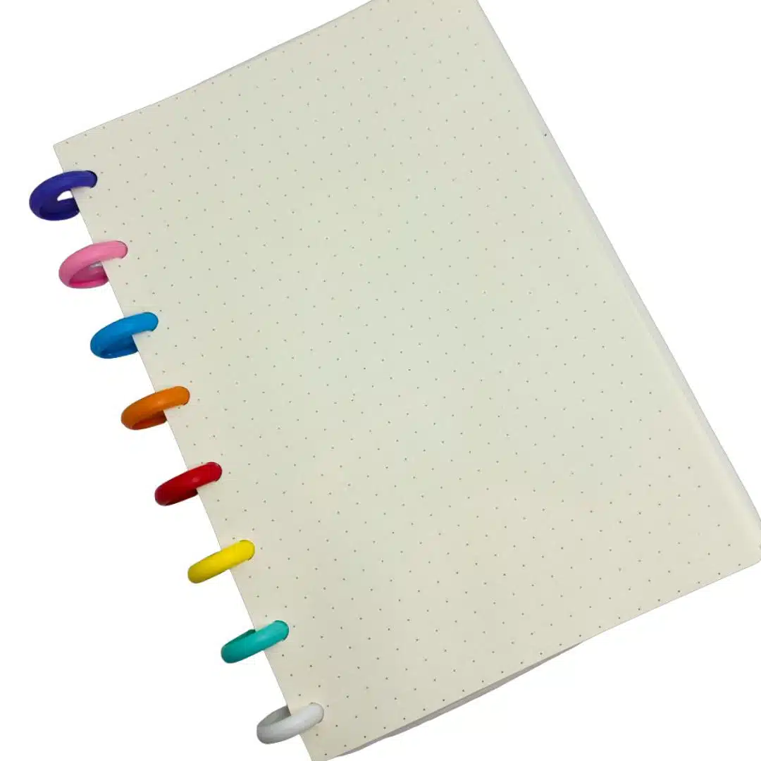 Libreta de Discos con 80 Hojas de Puntos Color Morado - Imagen 3