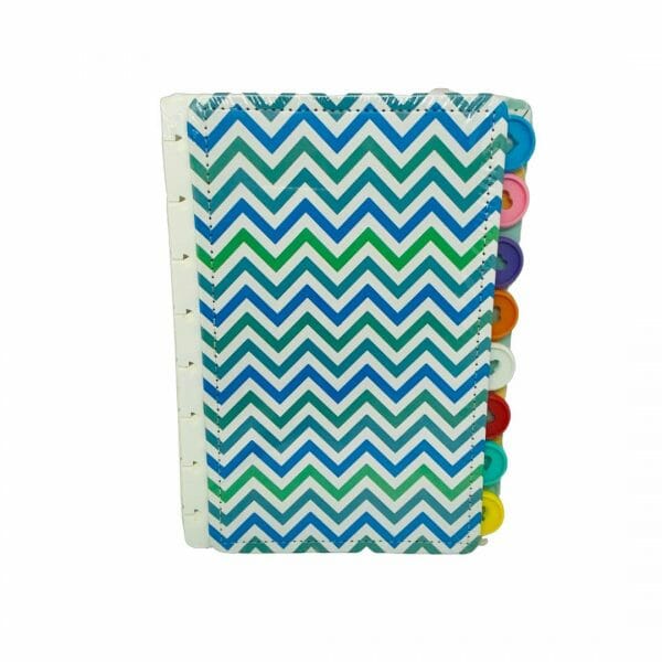 Libreta de Discos con 80 Hojas de Puntos Diseño Zigzag
