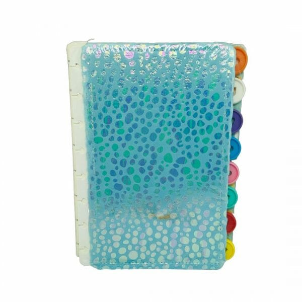 Libreta de Discos con 80 Hojas de Puntos Color Celeste