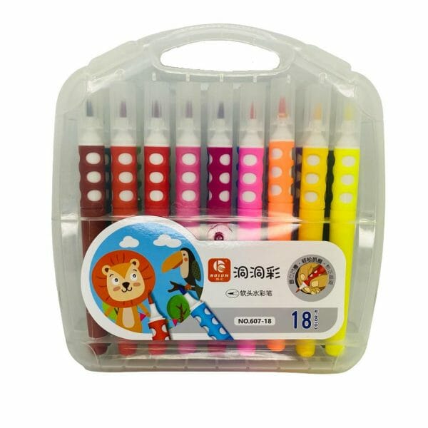 Set de 18 Lápices Punta Pincel Acuarelable