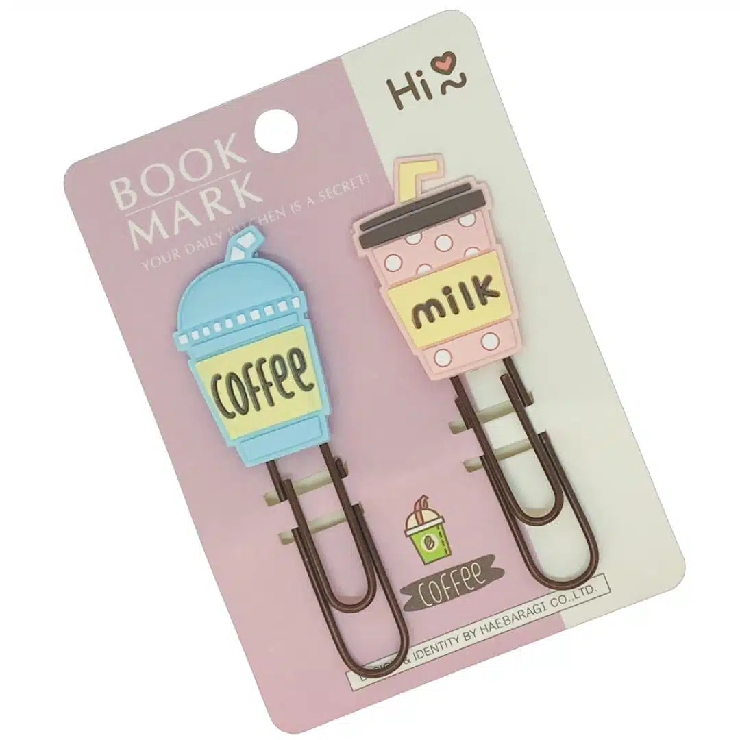 6948764225571 Set de Clips Diseños Decorativos Diseño Coffee Milk - Imagen 1