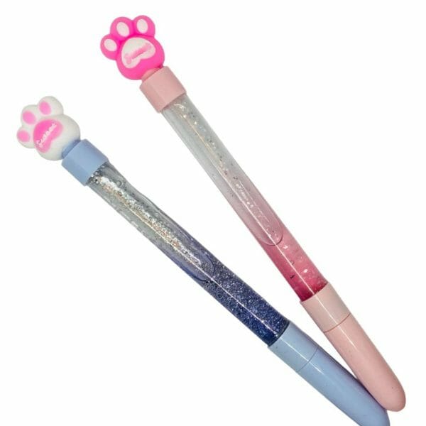 Lápiz Tinta Gel Negro Diseño de Garrita (Elige Color)