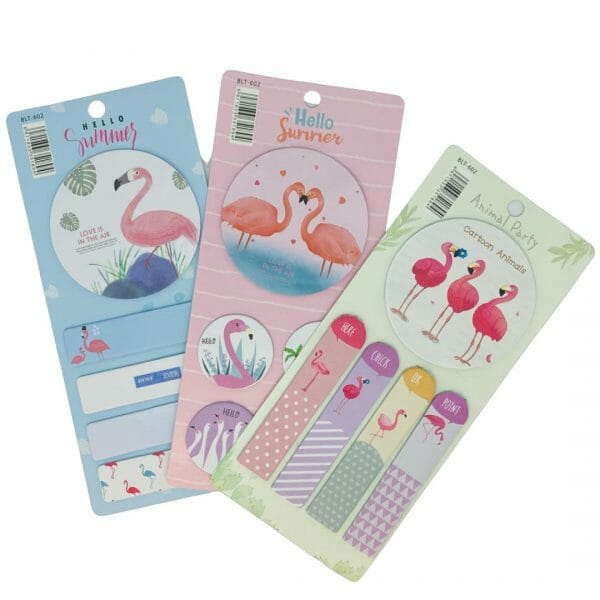 Set de Post-it Diseño Flamenco (Elige Color)