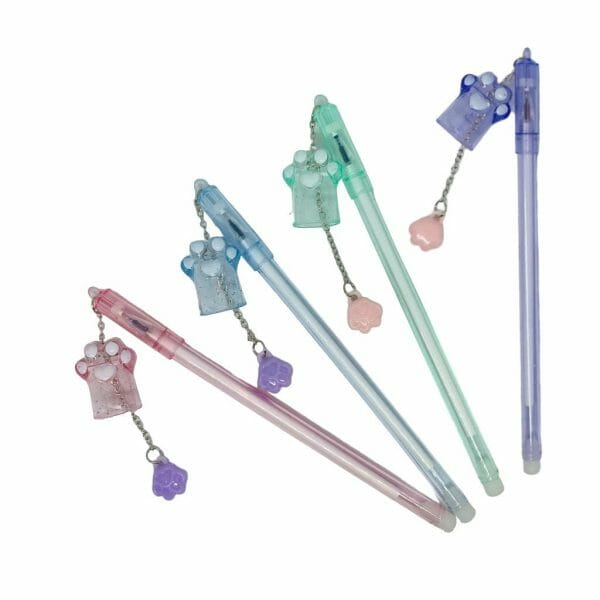 Lápiz Tinta Gel Negro Diseño de Garrita (Elige Color)