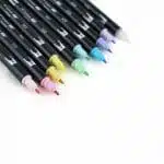 Set de 10 Lápices Punta Pincel y Marcadores Tombow Colores Pasteles - Imagen 4