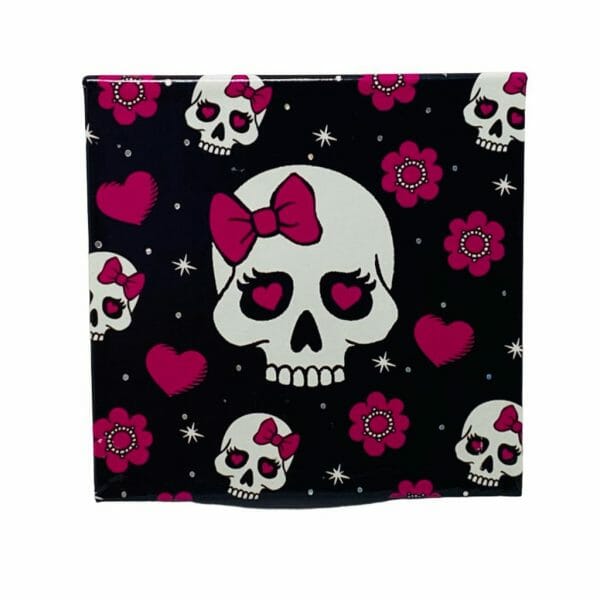 Taco de Notas 68 Hojas Tapa de Calavera Girl (Elige Diseño)