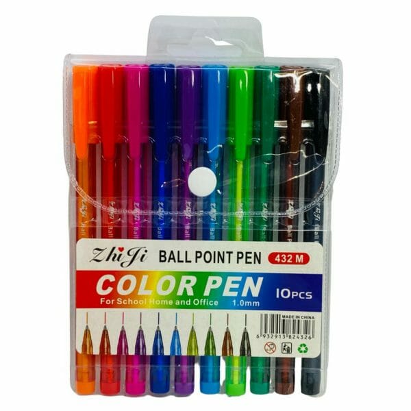 Set de 10 Lápices Pasta de Colores 1.0mm