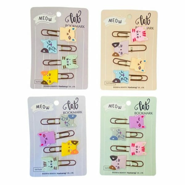 Set de Clips Modelo de Gatito (Elige Diseño)