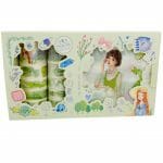 Set de 12 Cintas Washi Tape + 19 Laminas de Stickers Tonos Verdes