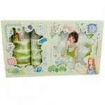 Set de 12 Cintas Washi Tape + 19 Laminas de Stickers Tonos Verdes