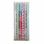 Set de 6 Lápices Tinta Gel de Colores Beautiful Life
