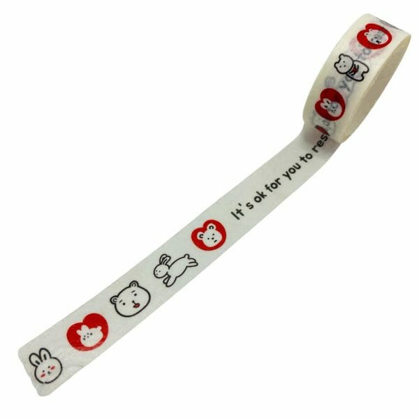 Cinta Washi Tape Diseño de Conejito