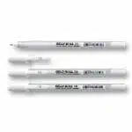 Set de 3 Lápices Tinta Gel Sakura Gelly Roll White - Imagen 2