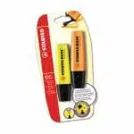 Set de 2 Destacadores Stabilo Boss Original Amarillo-Naranja