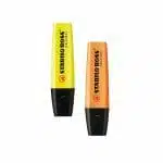 Set de 2 Destacadores Stabilo Boss Original Amarillo-Naranja - Imagen 2