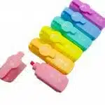 Set de 6 Mini Destacadores Tonos Fluorescentes - Imagen 3