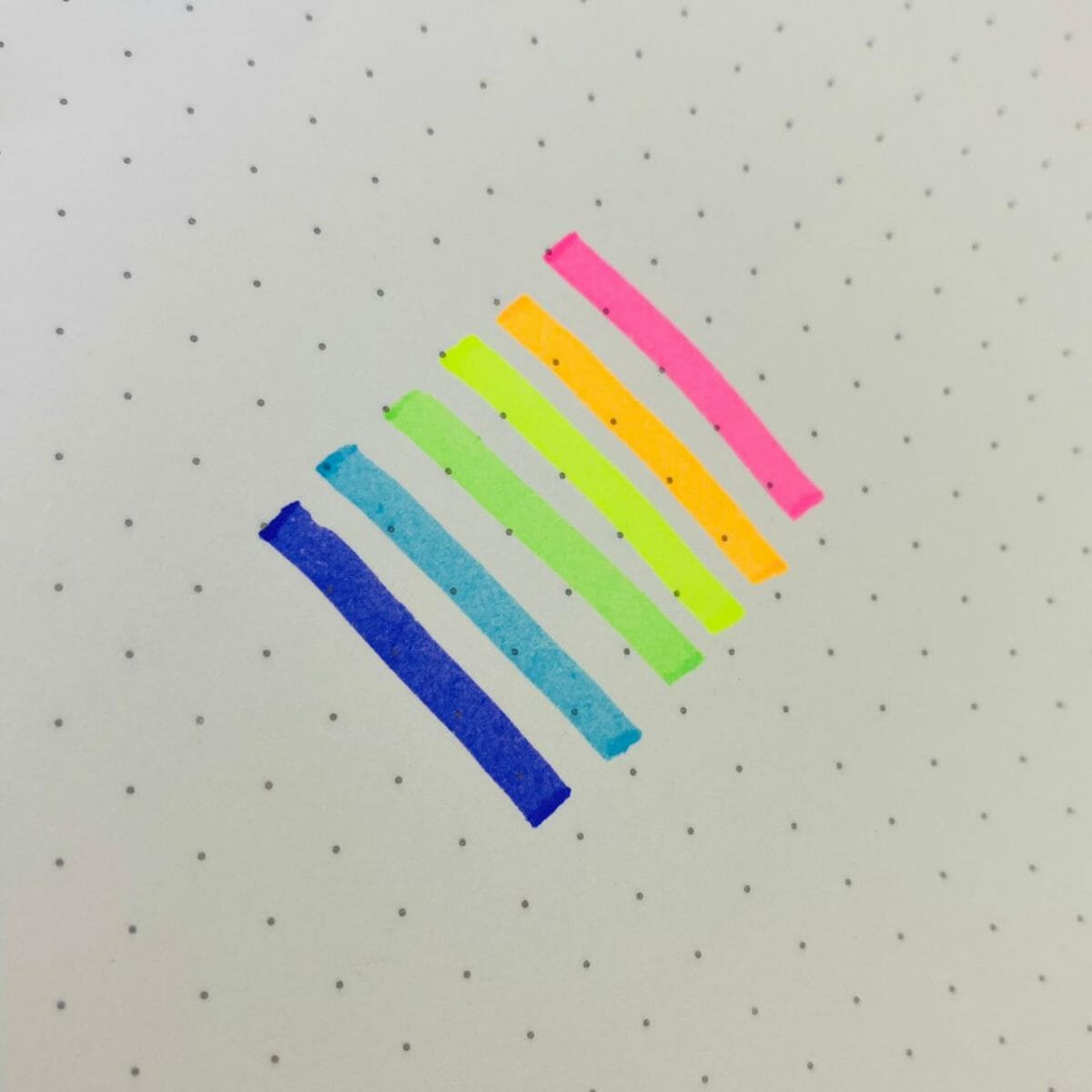 Set de 6 Mini Destacadores Tonos Fluorescentes - Imagen 4